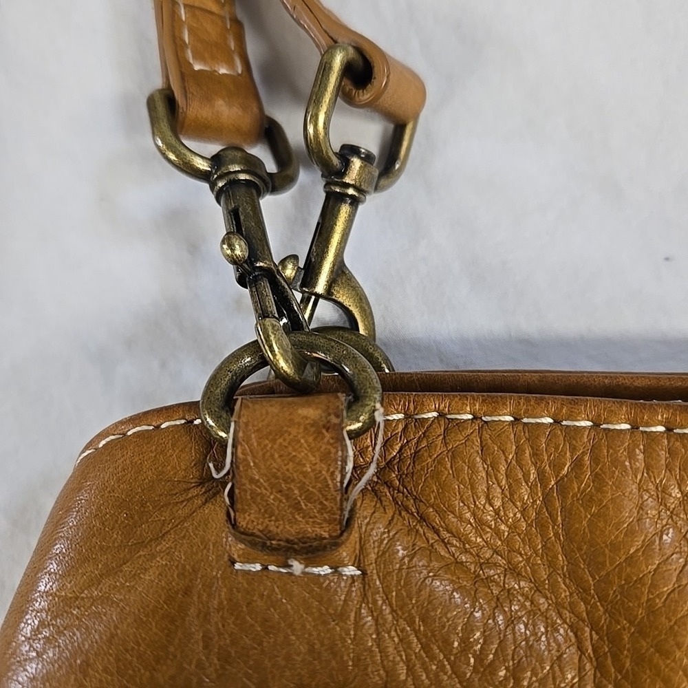 American Leather Co. Brookfield Hobo Shoulder Handbag Leather Shopper - Picture 11 of 16